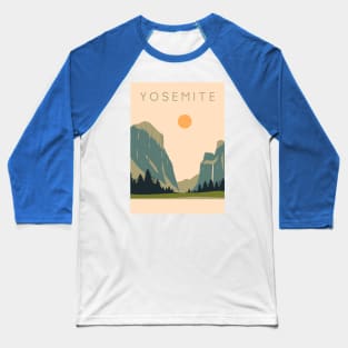 Yosemite Valley Baseball T-Shirt